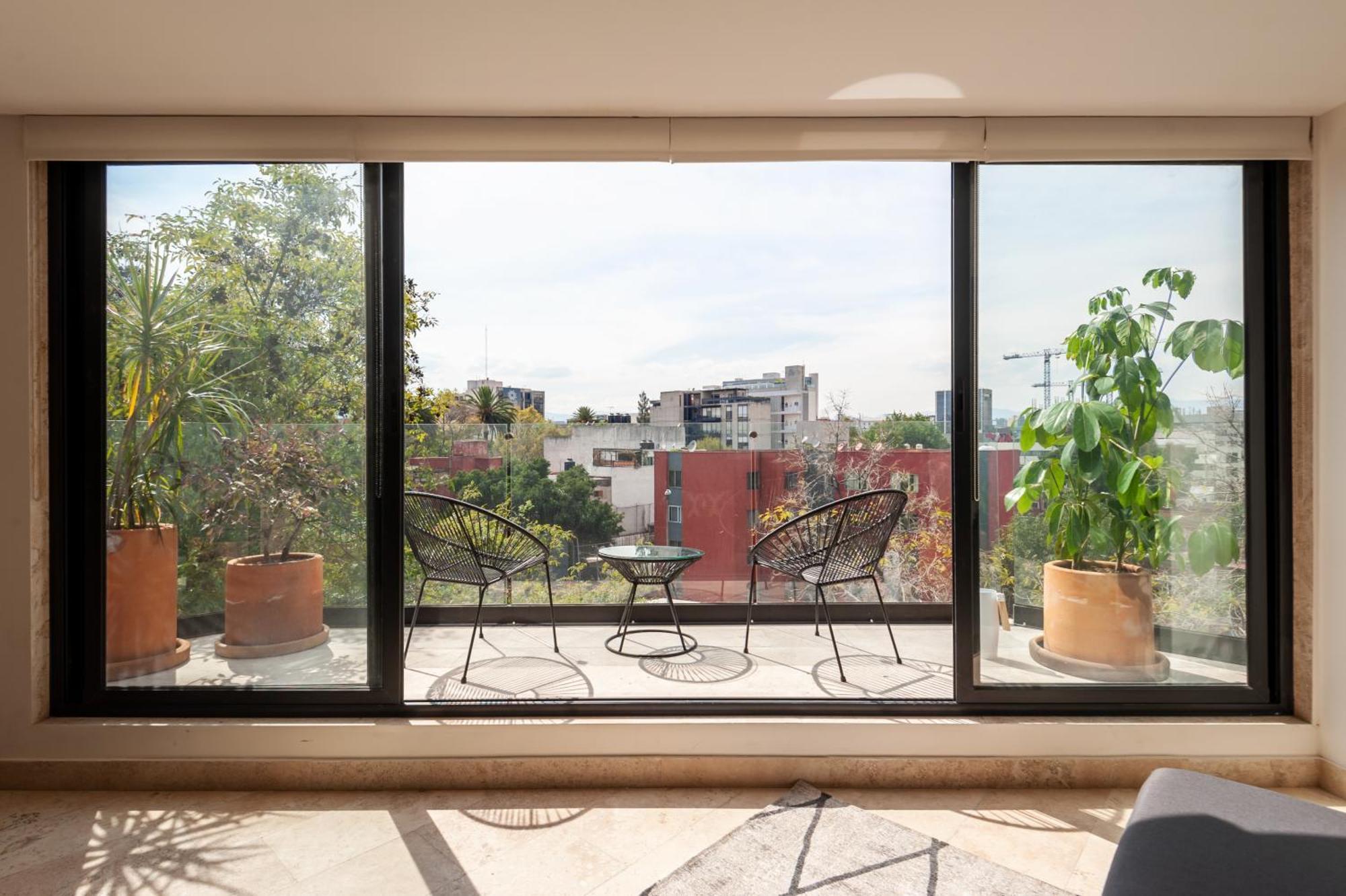 メキシコシティ The Corner Condesaアパートホテル エクステリア 写真